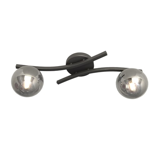 Opus 2 Sort/Grafitt taklampe - Ø15 cm, E14, 230V, uten lyskilde