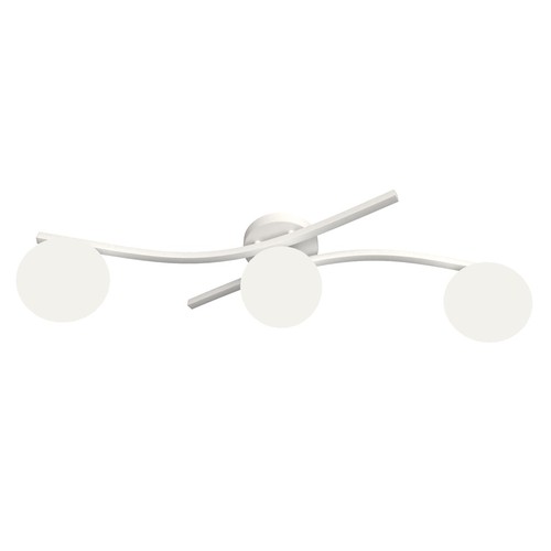 Opus 3 Hvit/Opal taklampe - Ø15 cm, E14, 230V, uten lyskilde