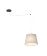 Ascot 1 Beige pendellampe - Ø38 cm, E27, 230V, uten lyskilde