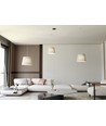 Ascot 3 Beige pendellampe - Ø38 cm, E27, 230V, uten lyskilde