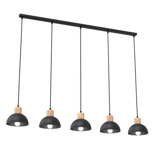 Seco 5 Sort taklampe - Ø18 cm, E27, 230V, uten lyskilde