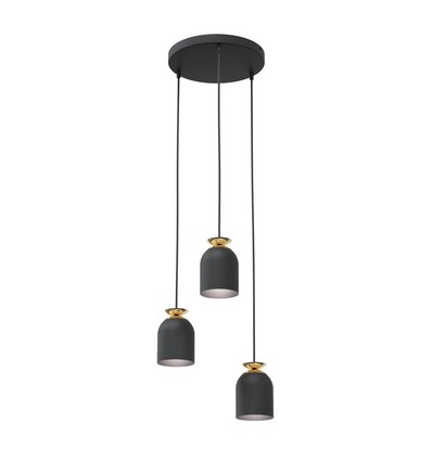 Target 3 Sort Prem pendellampe - Ø11 cm, E27, 230V, uten lyskilde
