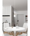 Target 1 Hvit pendellampe - Ø11 cm, E27, 230V, uten lyskilde