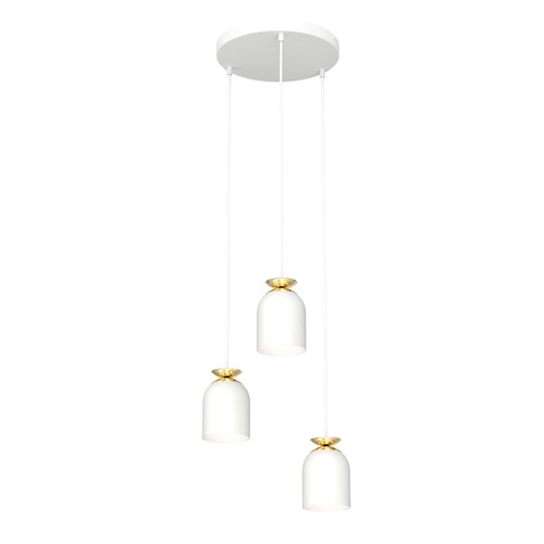Target 3 Hvit Prem pendellampe - Ø11 cm, E27, 230V, uten lyskilde