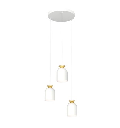 Target 3 Hvit Prem pendellampe - Ø11 cm, E27, 230V, uten lyskilde