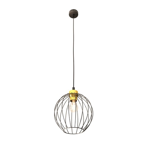 Nando 1 Sort/Gull pendellampe - Ø24 cm, E27, 230V, uten lyskilde