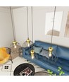 Nando 4 Sort/Gull pendellampe - Ø24 cm, E27, 230V, uten lyskilde