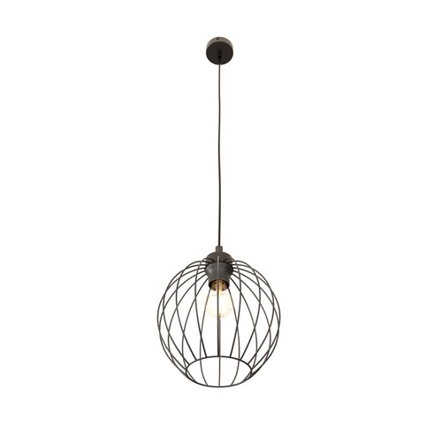Nando 1 Sort pendellampe - Ø24 cm, E27, 230V, uten lyskilde