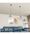 Nando 1 Sort pendellampe - Ø24 cm, E27, 230V, uten lyskilde