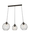 Nando 3 Sort pendellampe - Ø24 cm, E27, 230V, uten lyskilde