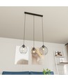 Nando 3 Sort pendellampe - Ø24 cm, E27, 230V, uten lyskilde
