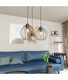 Nando 3PREM Sort pendellampe - Ø24 cm, E27, 230V, uten lyskilde