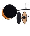 Motif 4 Svart/Gull pendellampe - Ø20 cm, E27, 230V, uten lyskilde