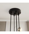 Motif 4 Svart/Gull pendellampe - Ø20 cm, E27, 230V, uten lyskilde