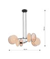 Motif 4 Naturlig pendellampe - Ø20 cm, E27, 230V, uten lyskilde
