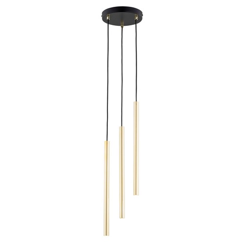 Selter 3 Premium Gull pendellampe - Ø2 cm, G9, 230V, uten lyskilde