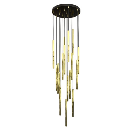 Selter 17 Premium Gull pendellampe - Ø2 cm, G9, 230V, uten lyskilde