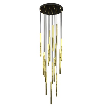 Selter 17 Premium Gull pendellampe - Ø2 cm, G9, 230V, uten lyskilde