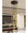 Selter 17 Premium Gull pendellampe - Ø2 cm, G9, 230V, uten lyskilde