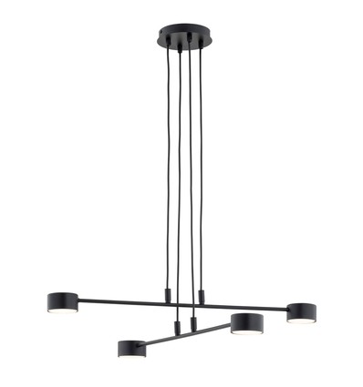 Modus 4 Sort pendellampe - GX53, 230V, uten lyskilde.