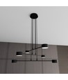 Modus 6 Sort pendellampe - GX53, 230V, uten lyskilde