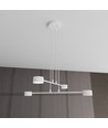 Modus 4 Hvit pendellampe - GX53, 230V, uten lyskilde