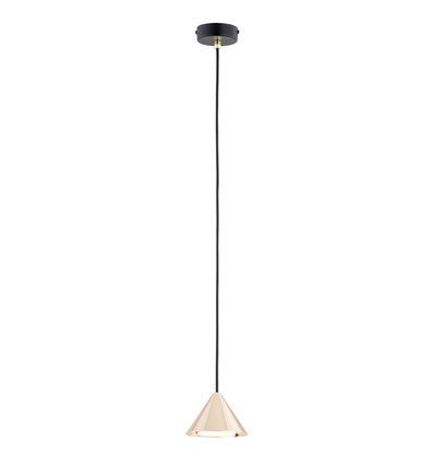 Elit 1 Sort/Gull pendellampe - GX53, 230V, uten lyskilde