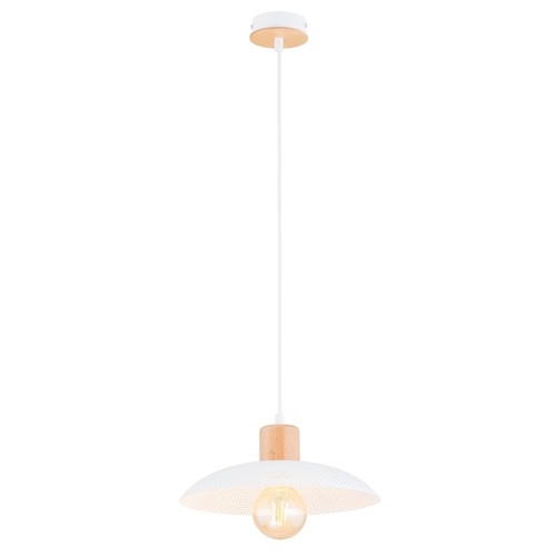 Kobe 1 Hvit lysekrone - Ø30 cm, E27, 230V, uten lyskilde