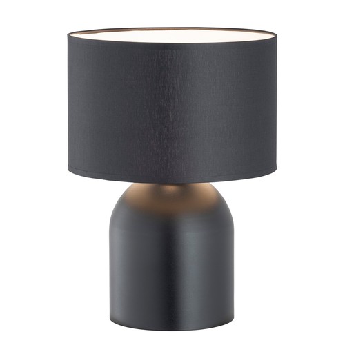 Aspen LN1 Svart/Hvit bordlampe - Ø25 cm, E27, 230V, uten lyskilde