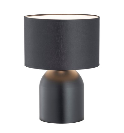 Aspen LN1 Svart/Hvit bordlampe - Ø25 cm, E27, 230V, uten lyskilde