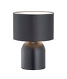 Aspen LN1 Svart/Hvit bordlampe - Ø25 cm, E27, 230V, uten lyskilde