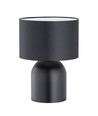 Aspen LN1 Svart/Hvit bordlampe - Ø25 cm, E27, 230V, uten lyskilde