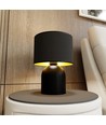 Aspen LN1 Sort/Gull bordlampe - Ø25 cm, E27, 230V, uten lyspære