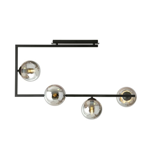 Soma 4 Sort/Grafitt taklampe - Ø14 cm, E14, 230V, uten lyskilde