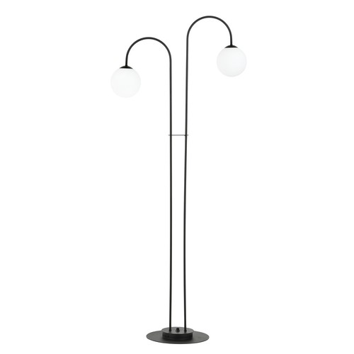 Archi LP2 Sort/Opal lysekrone - Ø14 cm, E14, 230V, uten lyskilde