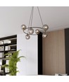 Azura 6 Sort/Grafit pendellampe - Ø14 cm, E14, 230V, uten lyskilde