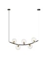 Ritz 5 Sort/Transparent pendellampe - Ø14 cm, E14, 230V, uten lyskilde