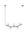 Ritz 5 Sort/Transparent pendellampe - Ø14 cm, E14, 230V, uten lyskilde