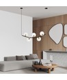 Ritz 5 Sort/Transparent pendellampe - Ø14 cm, E14, 230V, uten lyskilde