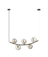 Ritz 5 Sort/Grafit pendellampe - Ø14 cm, E14, 230V, uten lyskilde