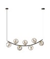 Ritz 7 Sort/Grafitt pendellampe - Ø14 cm, E14, 230V, uten lyskilde