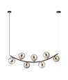 Ritz 7 Sort/Grafitt pendellampe - Ø14 cm, E14, 230V, uten lyskilde