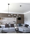 Ritz 7 Sort/Grafitt pendellampe - Ø14 cm, E14, 230V, uten lyskilde