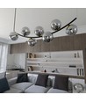 Ritz 7 Sort/Grafitt pendellampe - Ø14 cm, E14, 230V, uten lyskilde