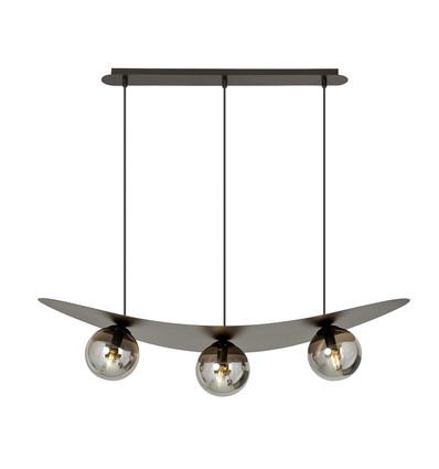 Aura 3 Sort/Grafitt pendellampe - Ø14 cm, E14, 230V, uten lyskilde