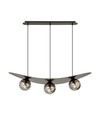 Aura 3 Sort/Grafitt pendellampe - Ø14 cm, E14, 230V, uten lyskilde