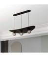 Aura 3 Sort/Grafitt pendellampe - Ø14 cm, E14, 230V, uten lyskilde