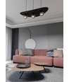 Aura 3 Sort/Grafitt pendellampe - Ø14 cm, E14, 230V, uten lyskilde