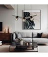 Aura 3 Sort/Grafitt pendellampe - Ø14 cm, E14, 230V, uten lyskilde