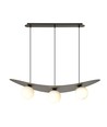 Aura 3 Sort/Opal pendellampe - Ø14 cm, E14, 230V, uten lyskilde